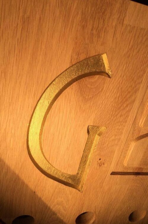 ARCHI Solo -  Gravur mit Goldfarbe